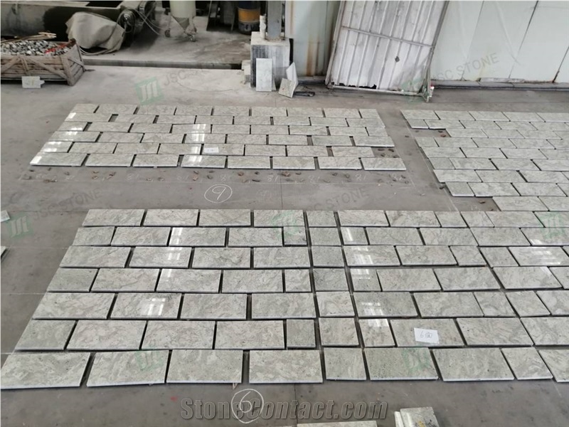 Andromeda White Granite Interior Wall Cladding Floor Tiles 
